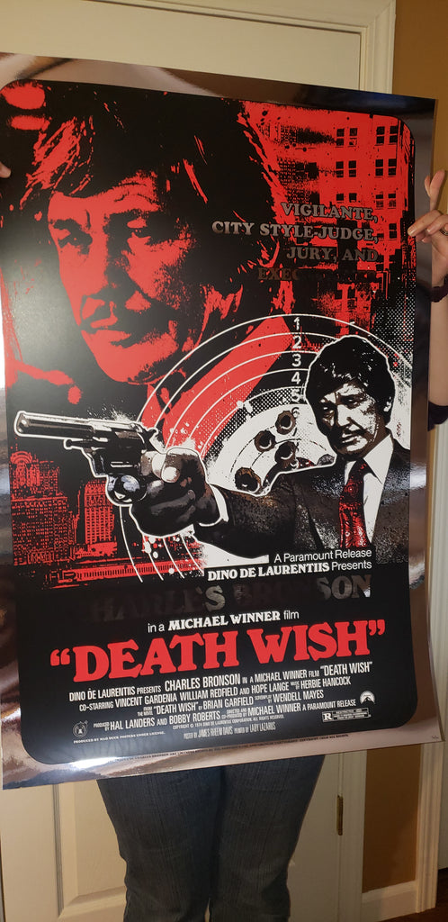 Death Wish - Foil Variant - Regular Colorway- JD - Mad Duck Posters