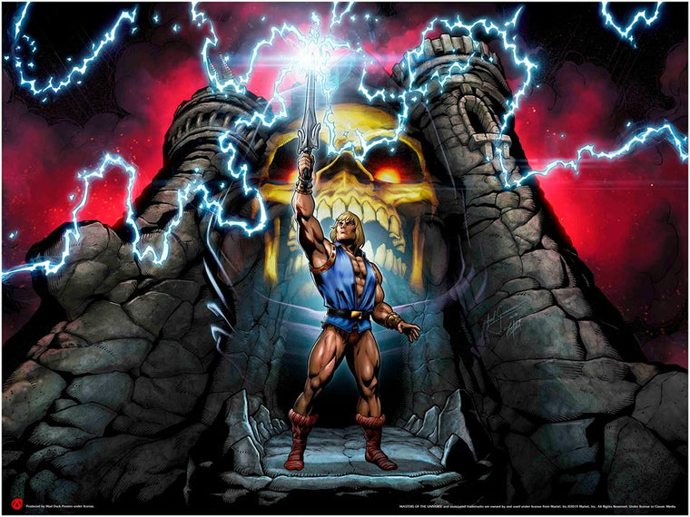 Prince Adam Calls Upon The Power Of Grayskull - Minicomic Variant