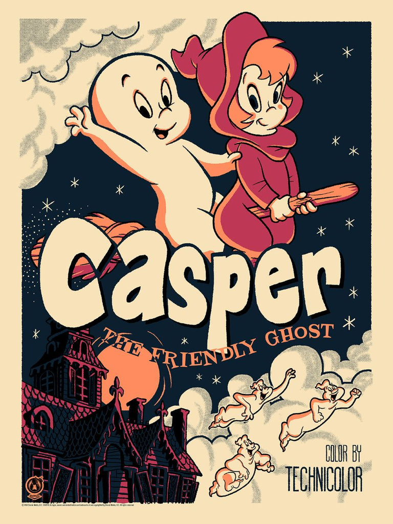 Casper The Friendly Ghost - Vintage Variant - Mad Duck Posters