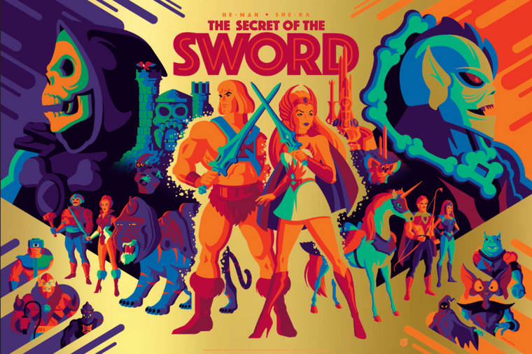 The Secret Of The Sword - Gold Foil