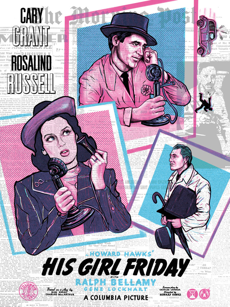 His Girl Friday - Deadline Variant - Mad Duck Posters