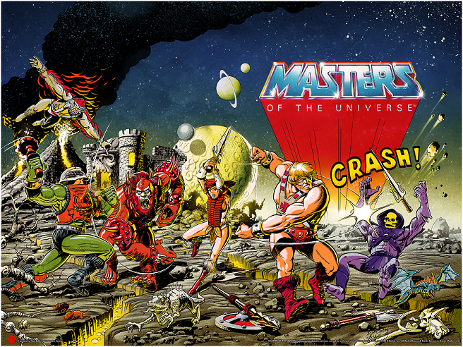 The Masters Of The Universe - Regular Colorway - Text Version - Mad Duck Posters