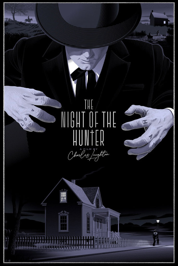 The Night Of The Hunter - Regular Colorway - Foil - Mad Duck Posters
