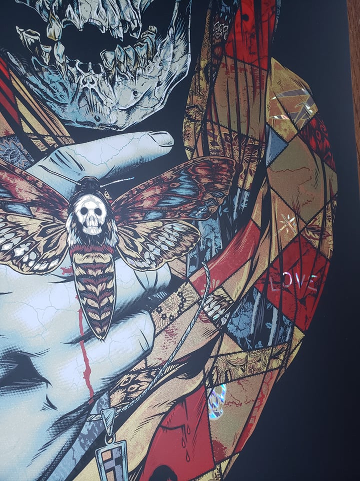 It rubs the lotion on its skin - Regular Colorway - Foil Variant - SPECIAL - Mad Duck Posters