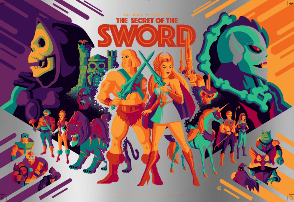 The Secret Of The Sword - Silver Foil - Mad Duck Posters