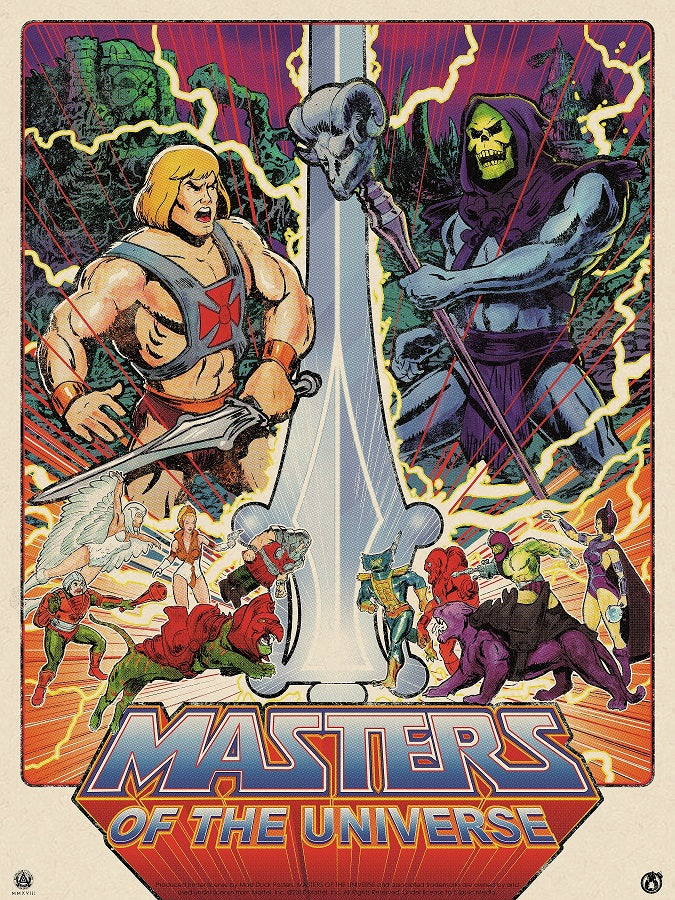 Masters - Rainbow Foil Variant - Variant Colorway - Mad Duck Posters