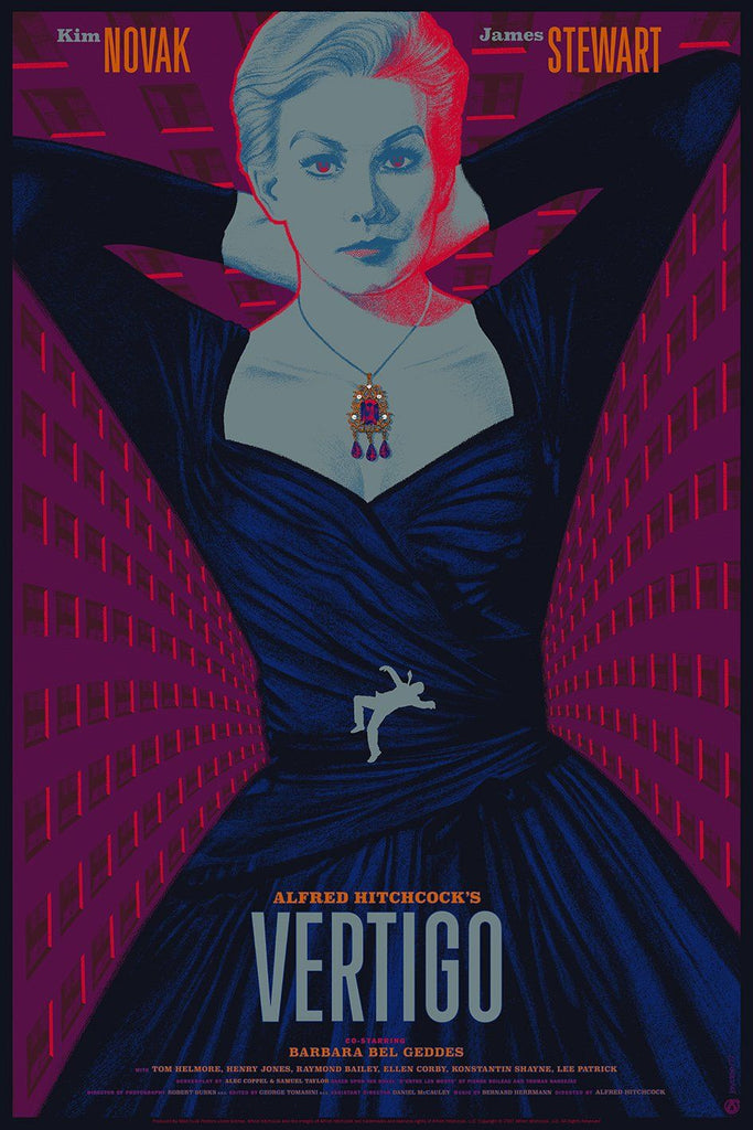 Vertigo - Psychedelic Variant - Mad Duck Posters