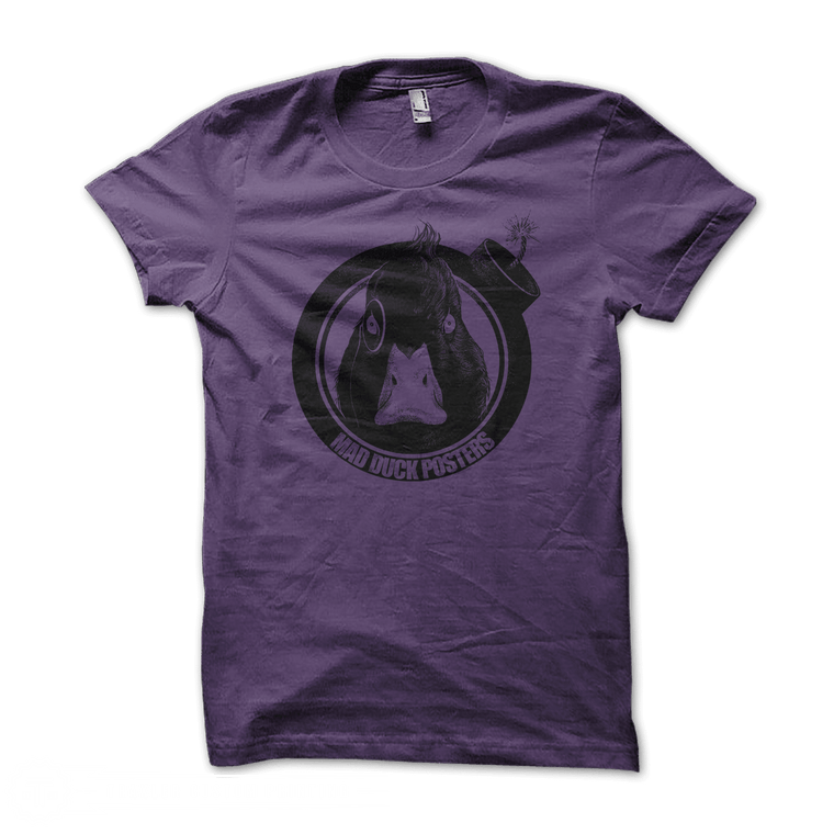 Mad Duck Logo T-Shirt - Purple