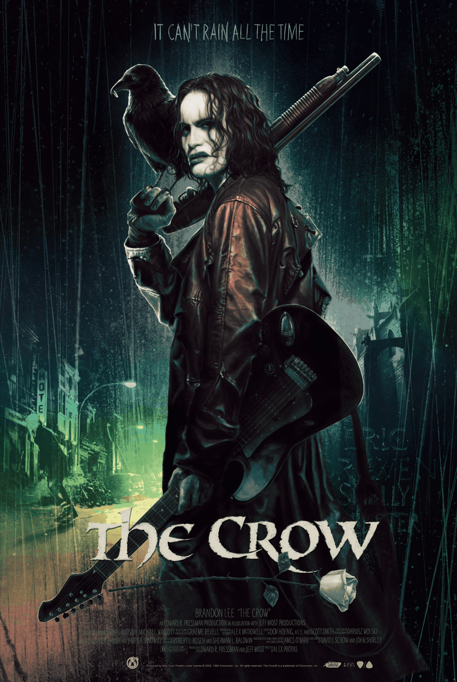 The Crow - Iridescent Ghost Foil | Mad Duck Posters