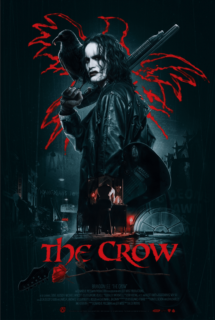 THE CROW,BRANDON LEE,BELIEVE IN ANGELS, RARE 1994 POSTER THE CROW,BRANDON LEE,BELIEVE IN ANGELS, RARE 1994 POSTER