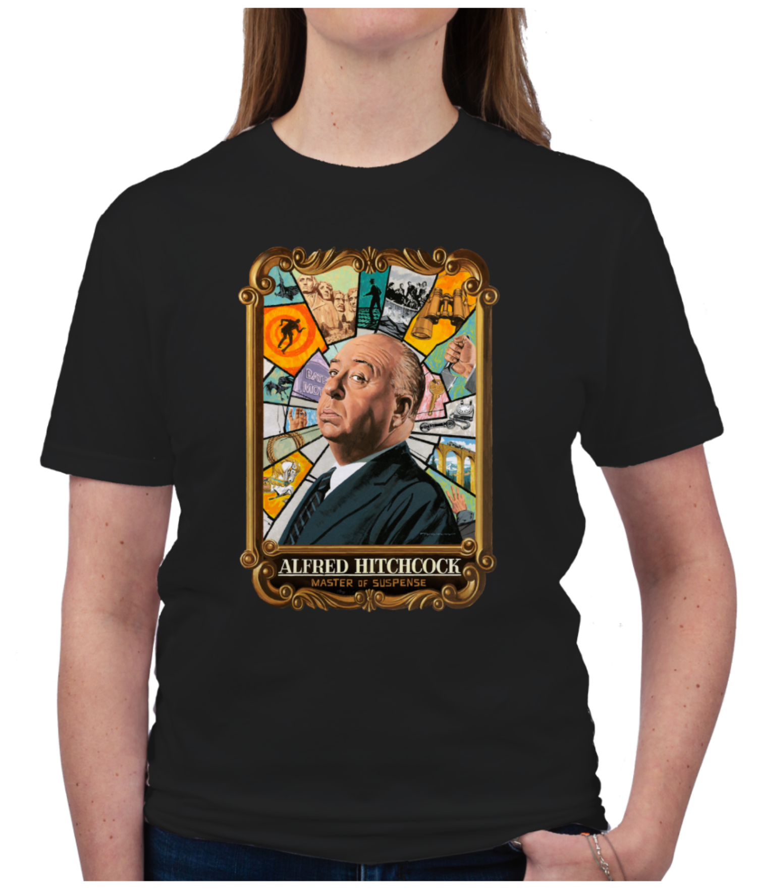 【希少】ALFRED HITCHCOCK Movie T-shirt アンカバ UNDERCOVER 1999 s/s Alfred Hitchcock Tee - BIDSTITCH