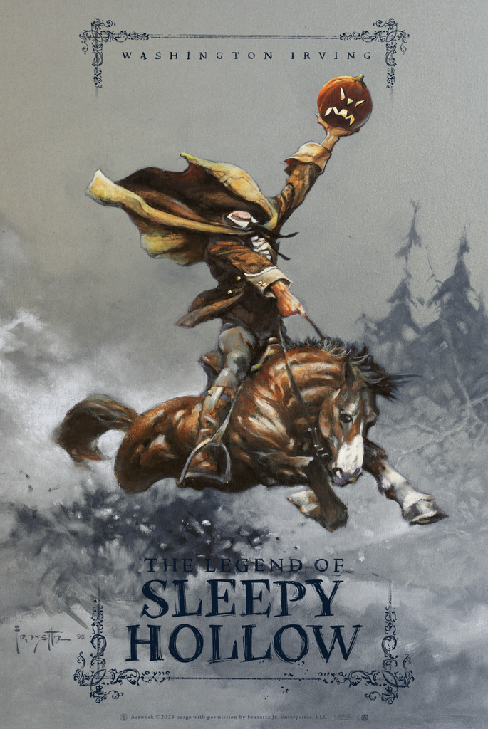 The Legend Of Sleepy Hollow - Winter Variant - Silver Metallic - Mad Duck Posters