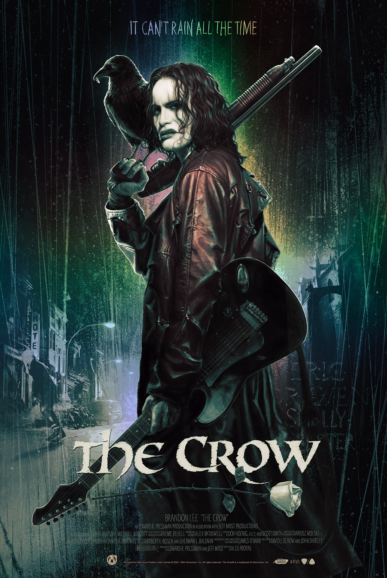 The Crow - Iridescent Ghost Foil | Mad Duck Posters