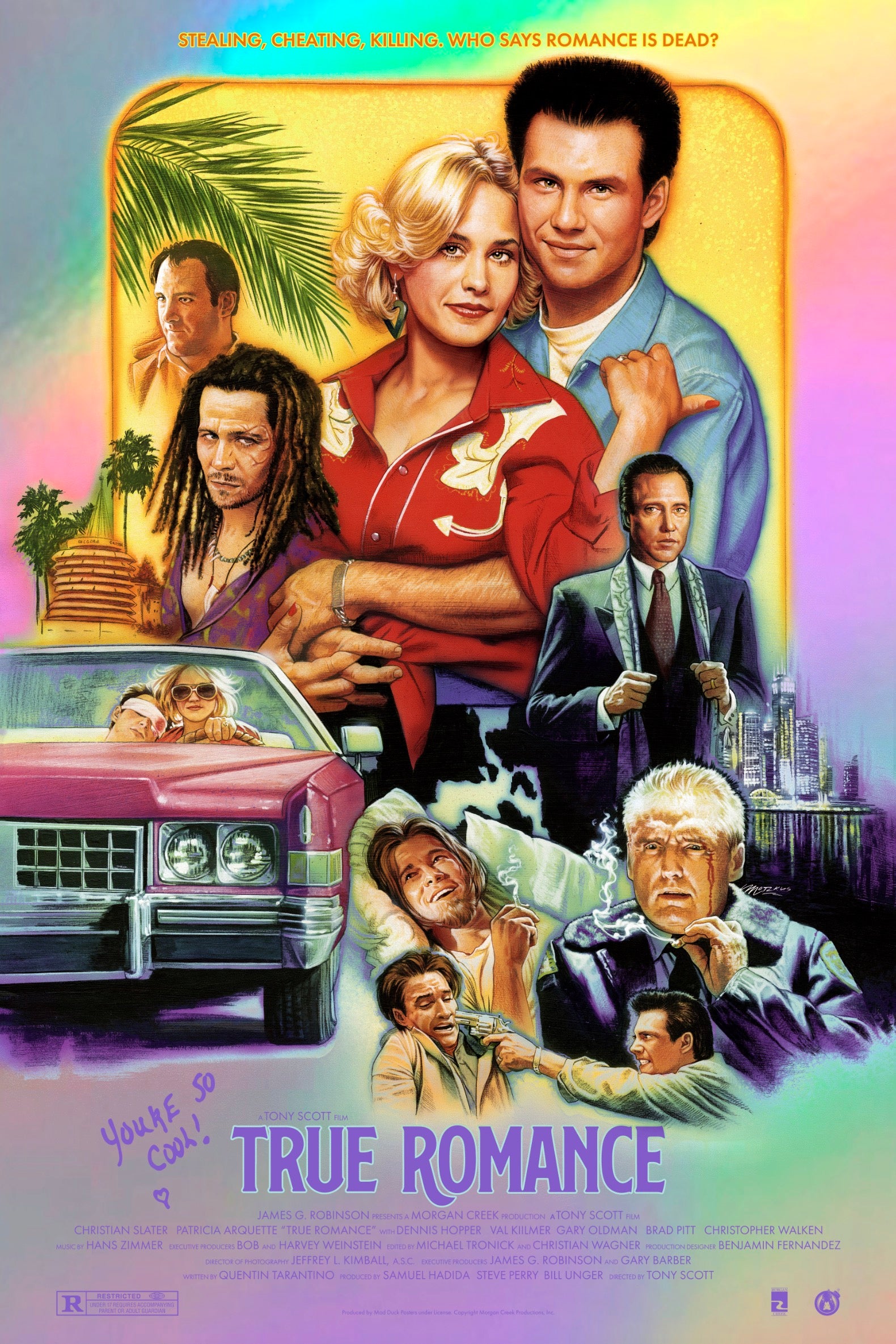 True Romance - You're So Cool Foil - RM | Mad Duck Posters