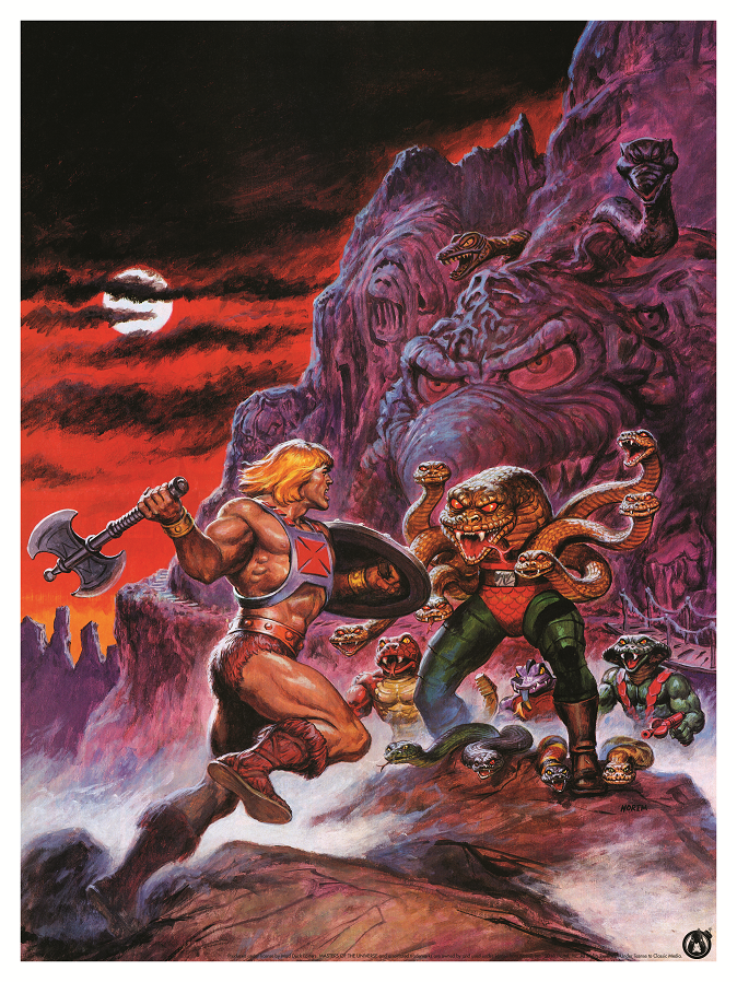 He-Man vs King Hiss - Regular - Mad Duck Posters