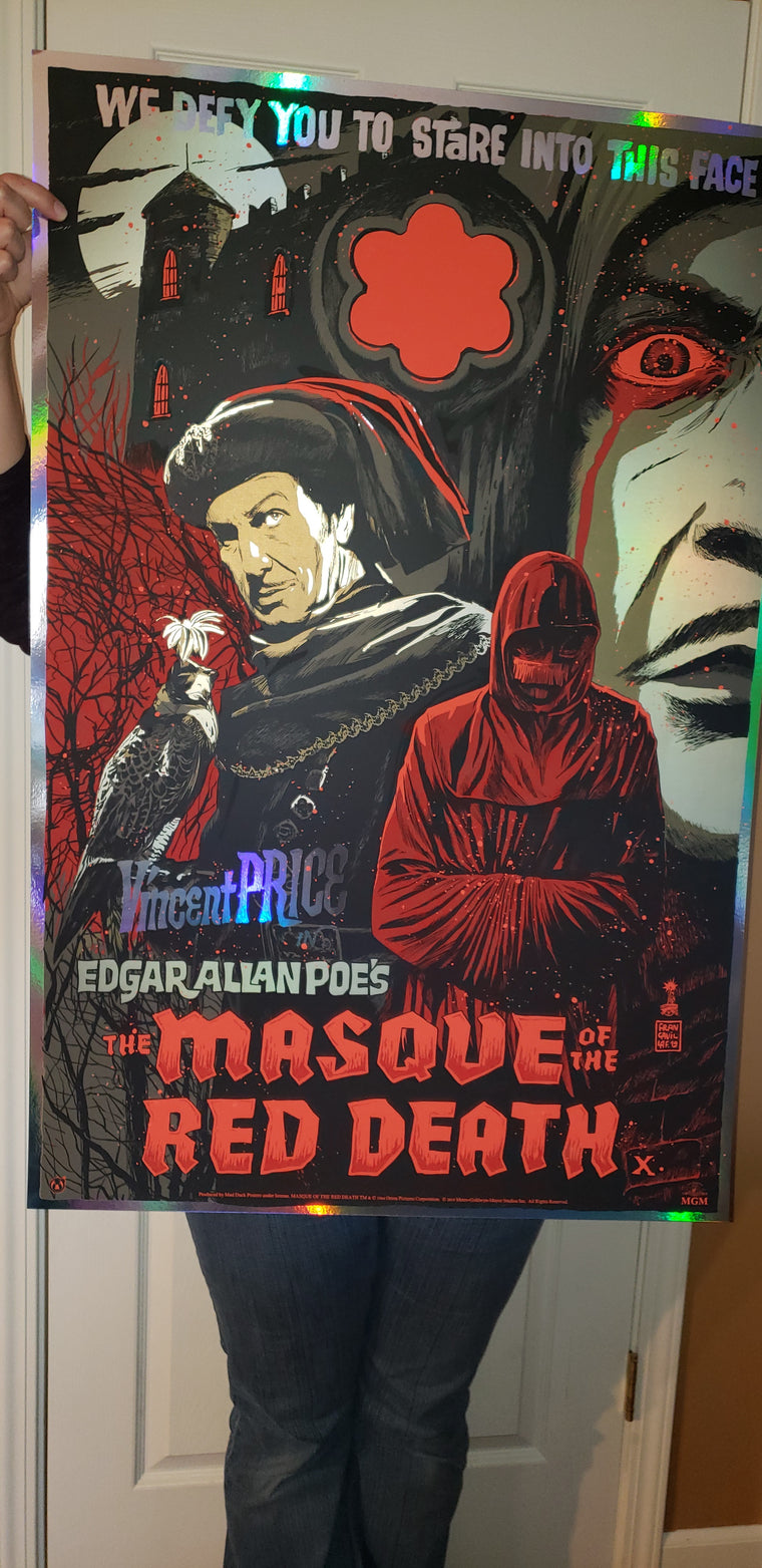 The Masque Of The Red Death - Blood Splatter Rainbow Foil Variant