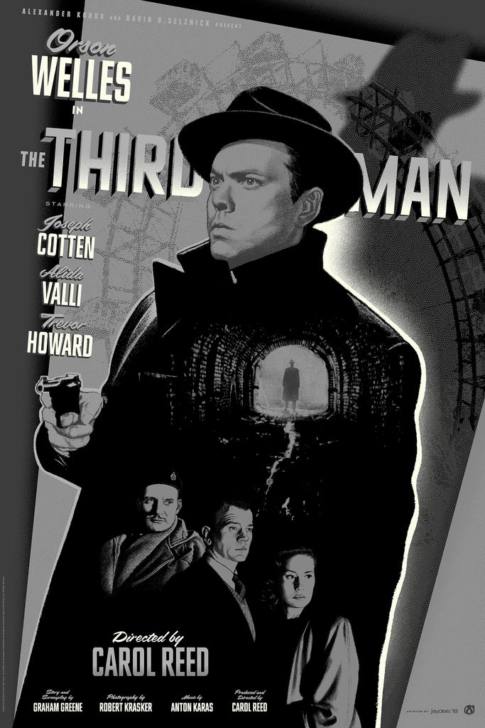 The Third Man - Silver & Black Metallic Variant - Mad Duck Posters