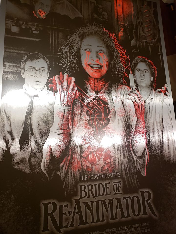 Bride of Re-Animator - Crimson Tears - Silver Foil Variant - Mad Duck Posters