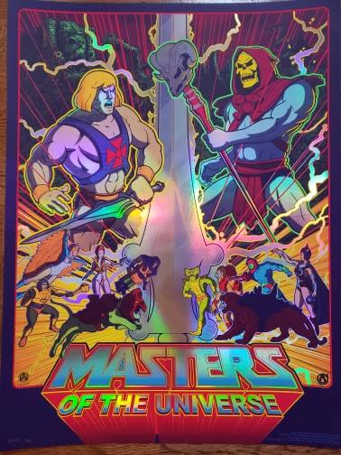 Masters - Rainbow Foil Variant - Regular Colorway - Mad Duck Posters