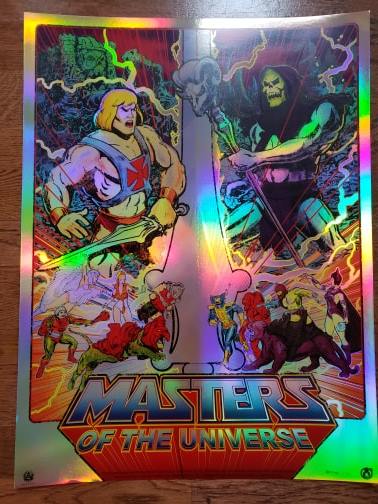 Masters - Rainbow Foil Variant - Variant Colorway - Mad Duck Posters