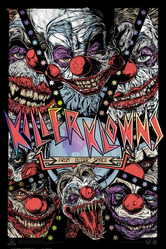 Killer Klowns From Outer Space - Quasar Foil Variant - RC - Mad Duck Posters