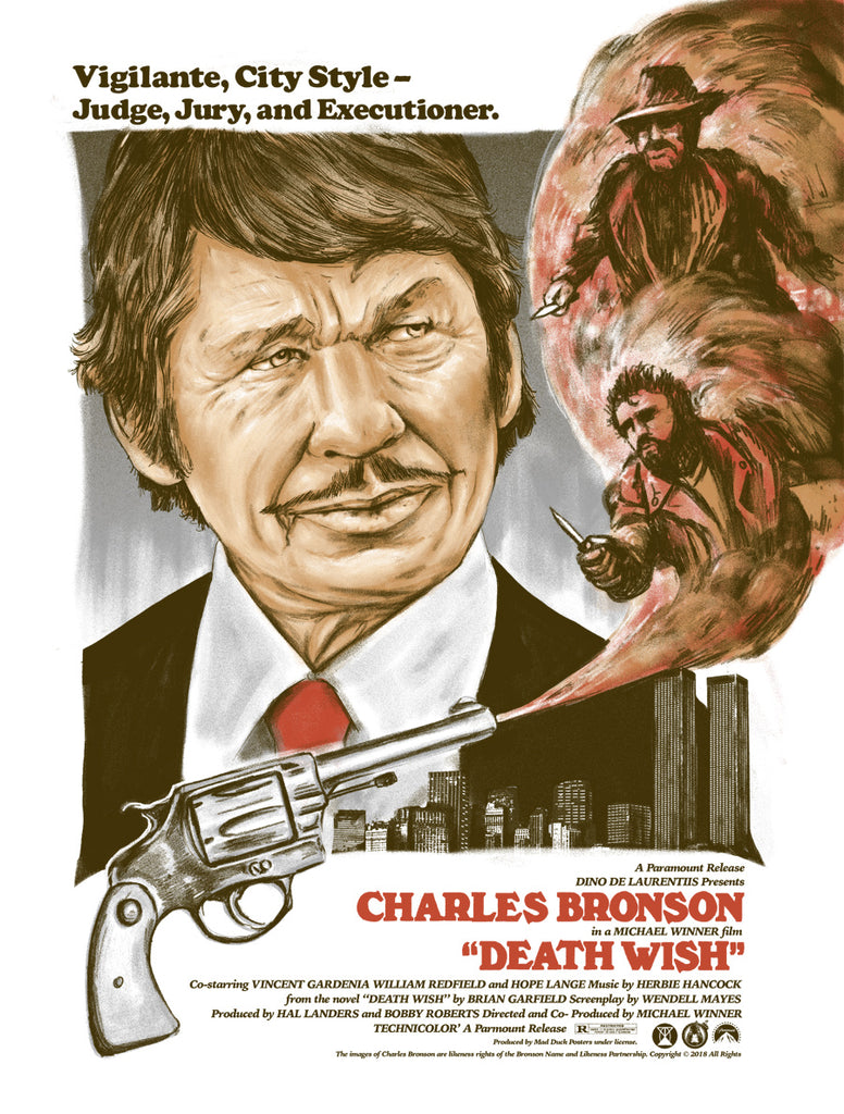 Death Wish - City Sleeps Variant - Mad Duck Posters