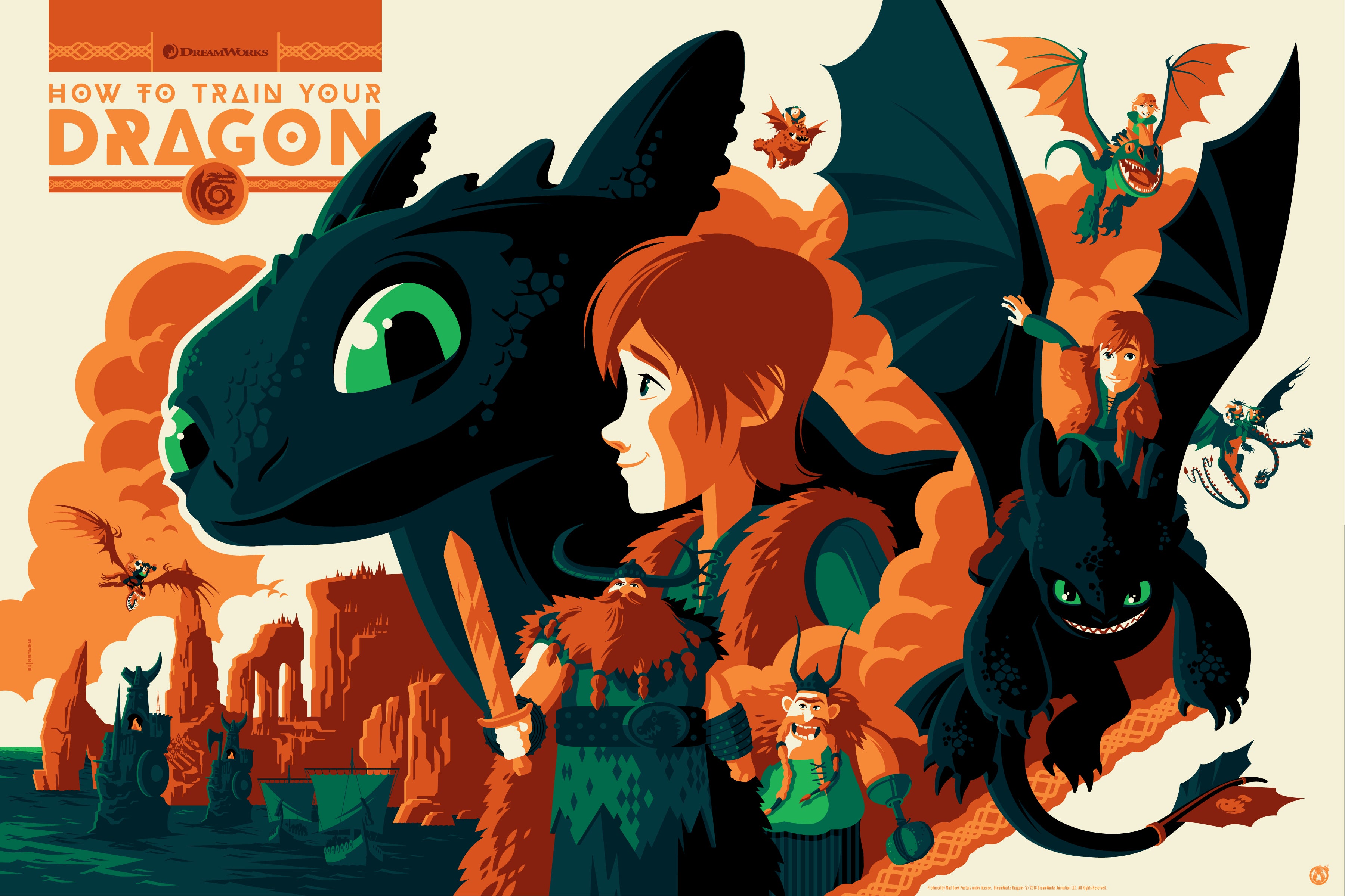 How To Train Your Dragon - Regular - TW | Mad Duck Posters
