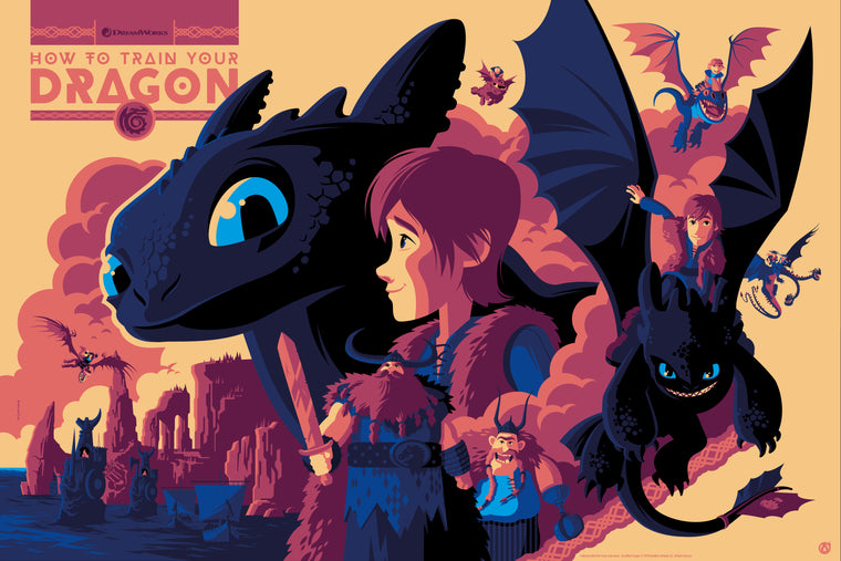 How To Train Your Dragon - Scroll Variant