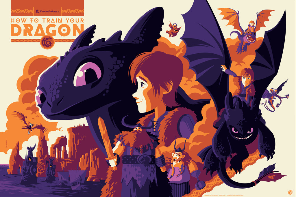 How To Train Your Dragon - Variant - TW - Mad Duck Posters