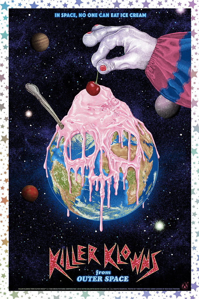 Killer Klowns From Outer Space - Cosmic Candy Variant - Mad Duck Posters