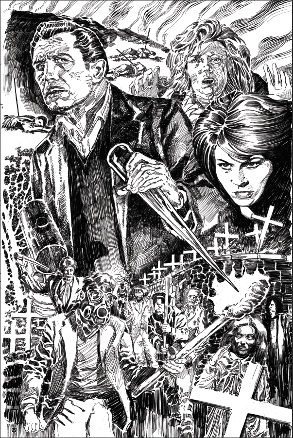 The Last Man On Earth - Silver Metallic Pencil Linework Variant