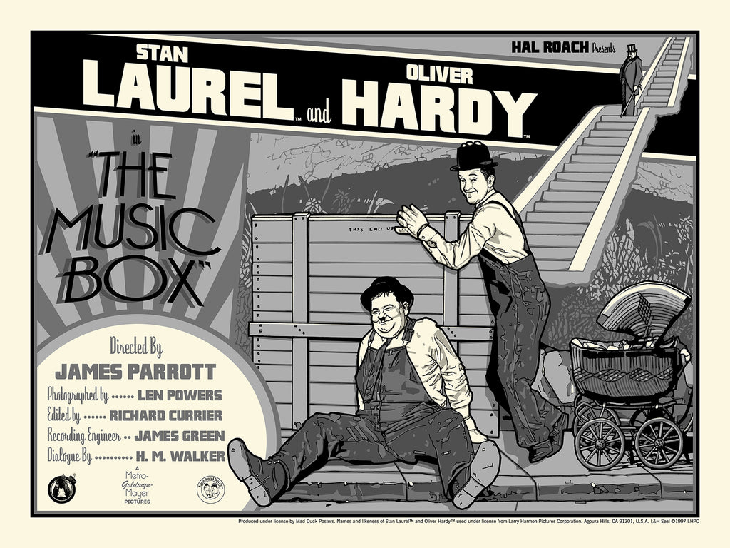 Laurel & Hardy The Music Box - Regular - Mad Duck Posters