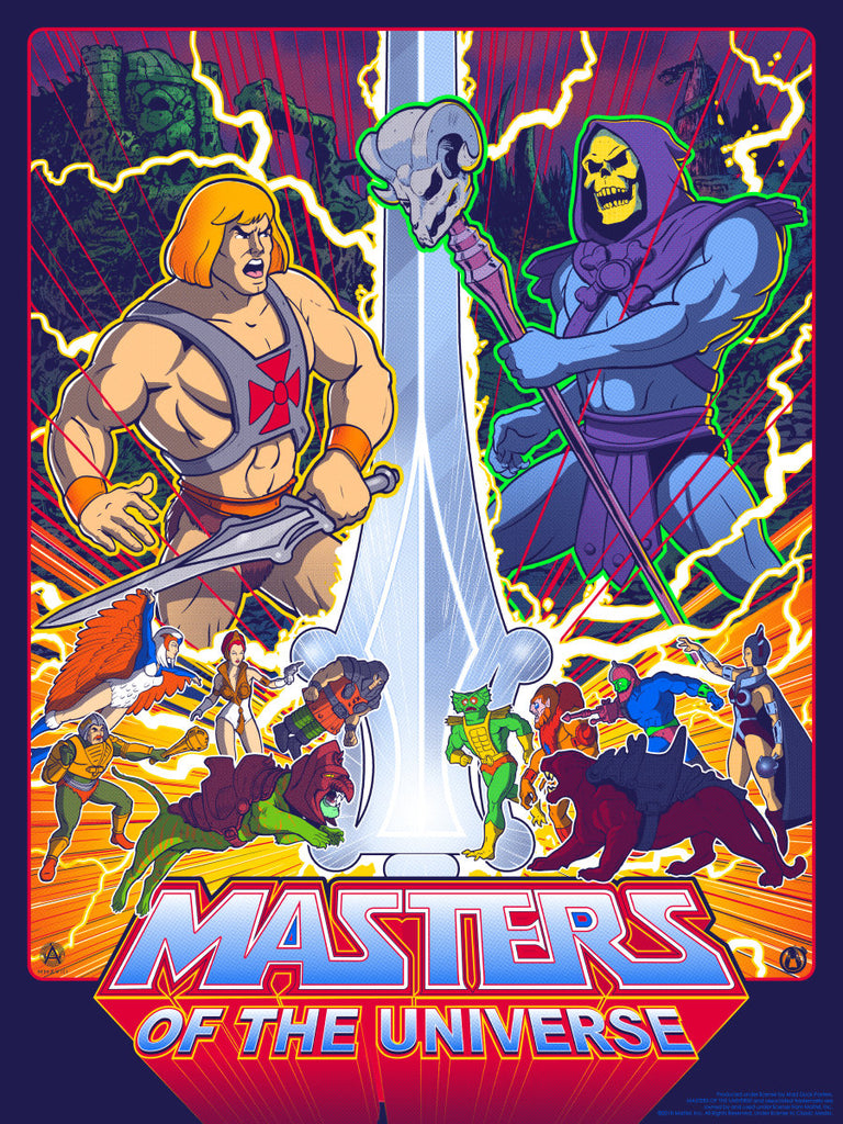 Masters - Rainbow Foil Variant - Regular Colorway - Mad Duck Posters