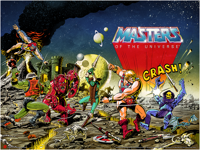 The Masters Of The Universe - Variant Colorway - Text Version - Mad Duck Posters