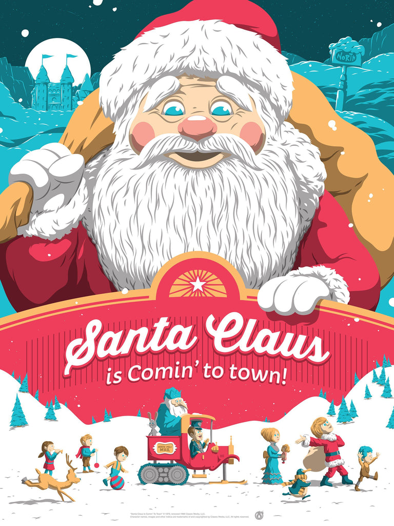 Santa Claus Is Coming To Town - Regular - Mad Duck Posters
