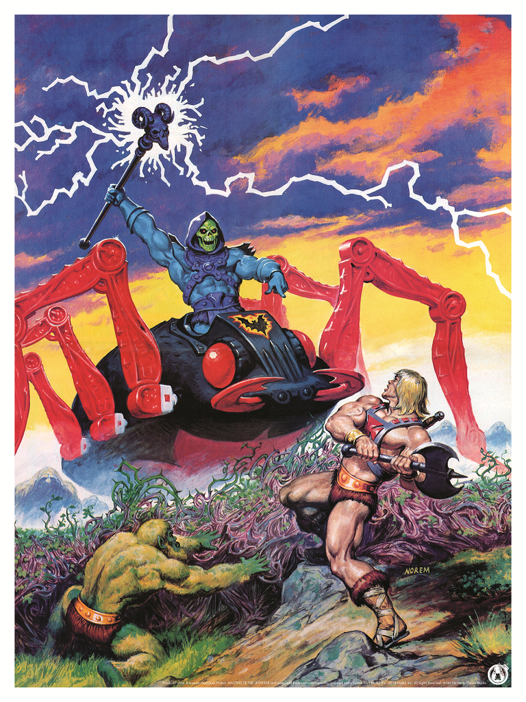 Skeletor Attacks! - Power Variant - Mad Duck Posters