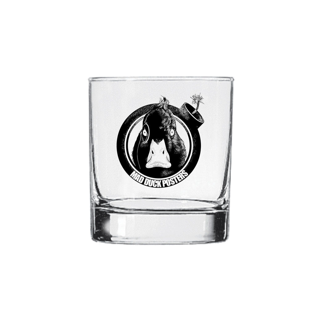 Mad Duck Logo Rocks Glass - Mad Duck Posters