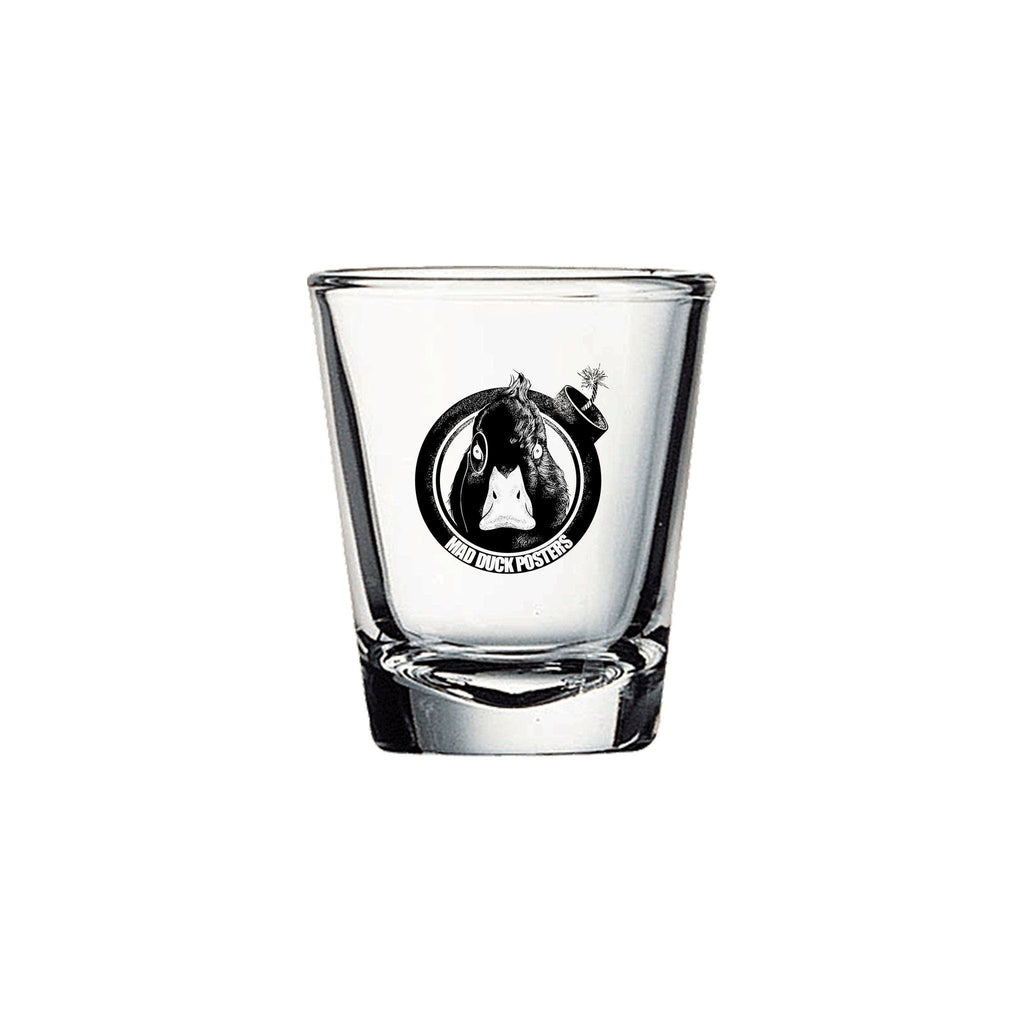 Mad Duck Logo Shot Glass - Mad Duck Posters