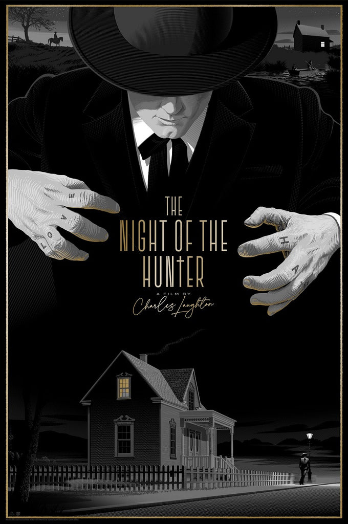 The Night Of The Hunter - Variant Colorway - Foil - Mad Duck Posters