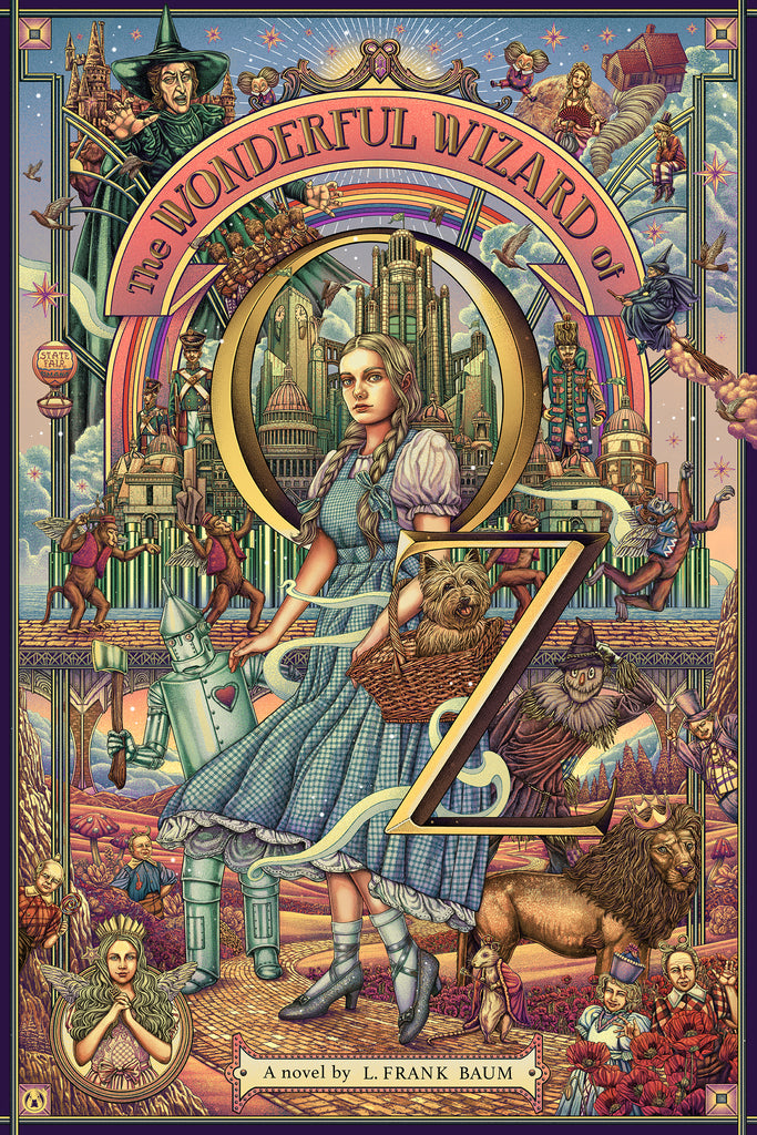 The Wonderful Wizard Of Oz - Foil - Purple Variant Colorway - Mad Duck Posters