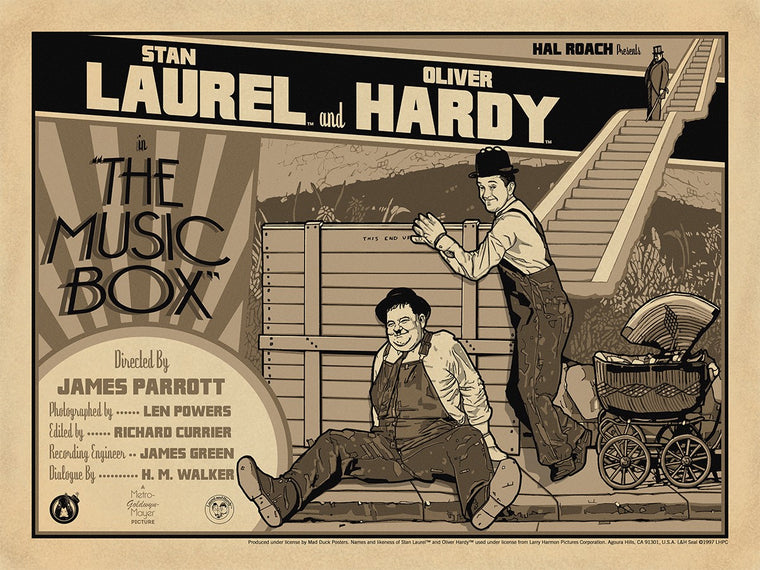 Laurel & Hardy The Music Box - Vintage Variant