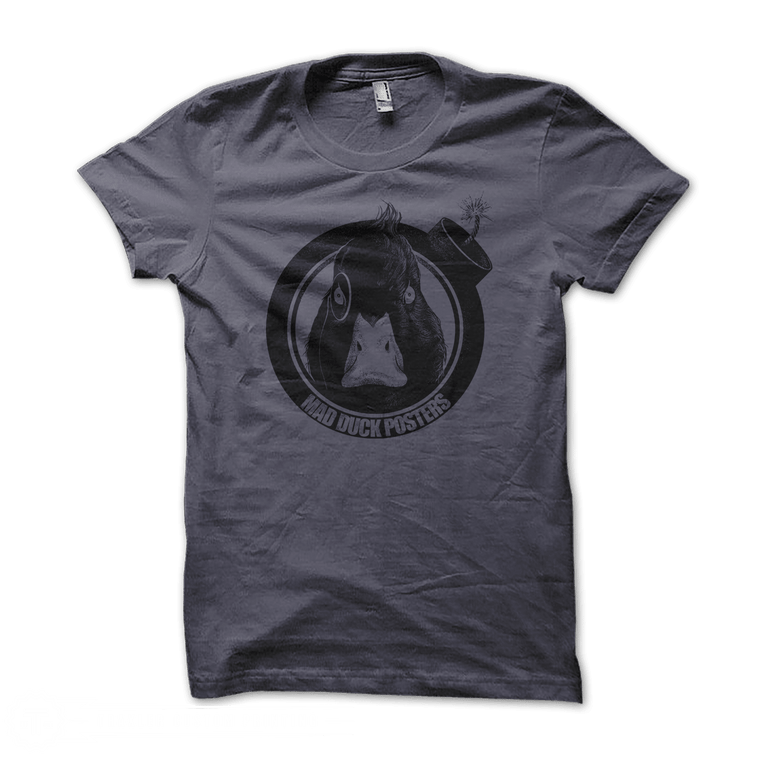 Mad Duck Logo T-Shirt - Charcoal
