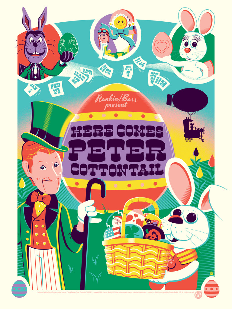 Here Comes Peter Cottontail - Regular - Mad Duck Posters