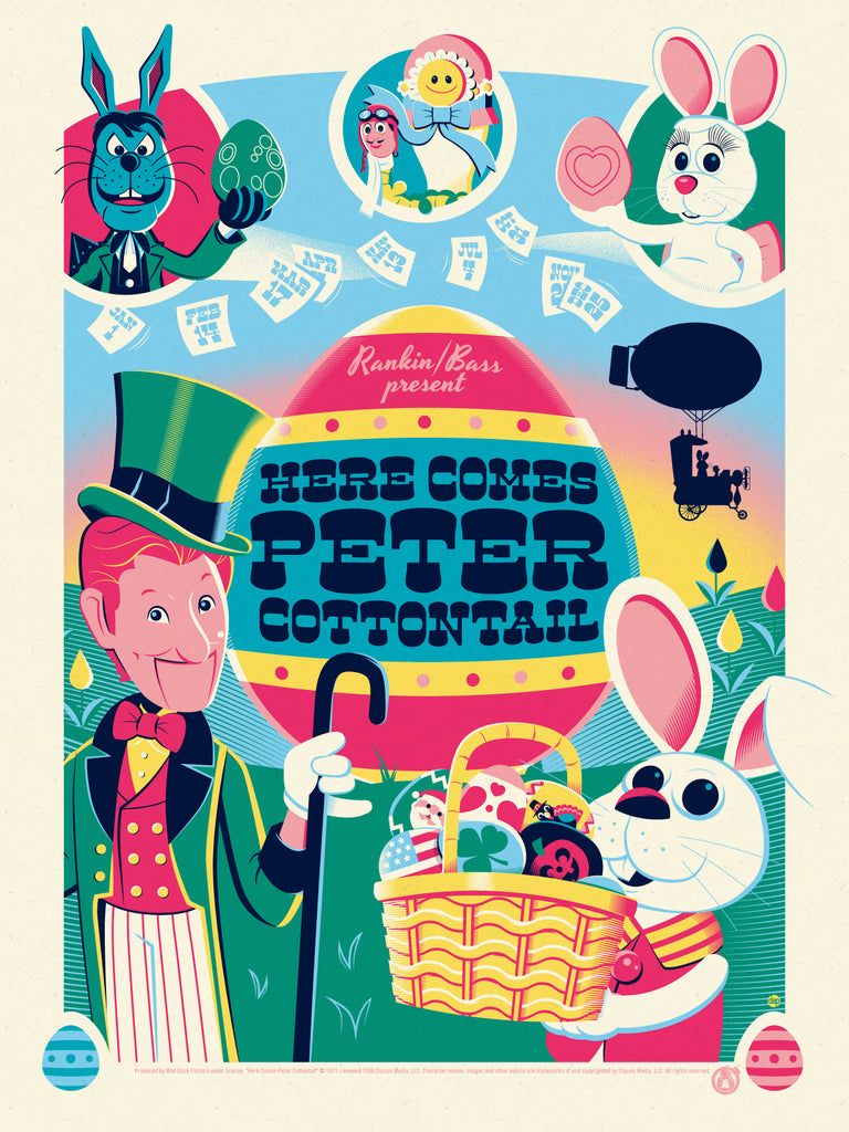 Here Comes Peter Cottontail - Variant - Mad Duck Posters