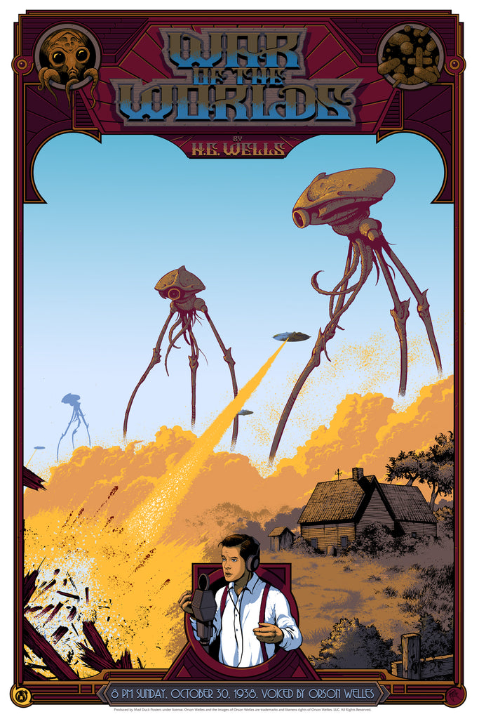 The War Of The Worlds - Variant - Mad Duck Posters